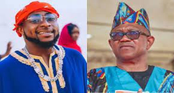 ‘You’ve helped many talents grow’ – Peter Obi hails Davido image