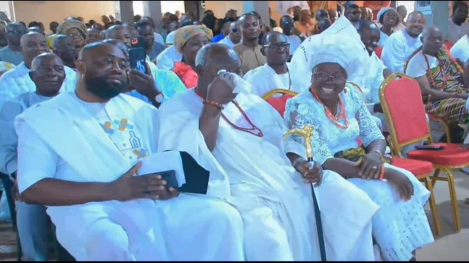 “My father-in-law was crying” — Mercy Johnson shares a touching moment from her husband’s Thanksgiving service (Video) image