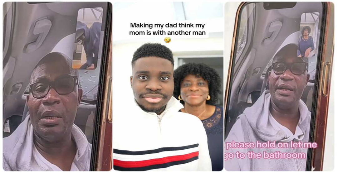 Mother and Son Prank Father, He Thinks His Wife is Cheating, Finds Out the Man Behind the Hoodie image