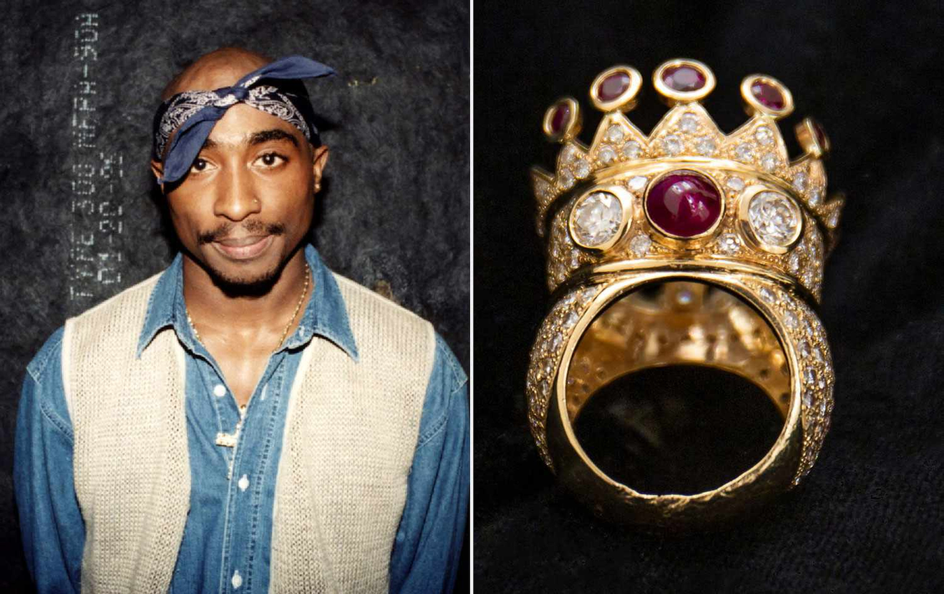 Tupac Shakur's ring sells for a record $1 million image