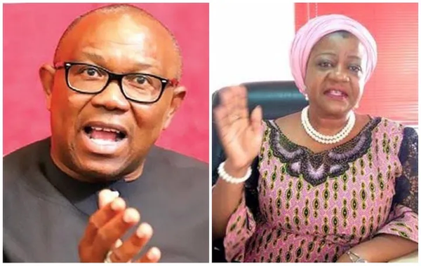 Lauretta Onochie Wants DSS to Arrest Peter Obi, Gives Reason image