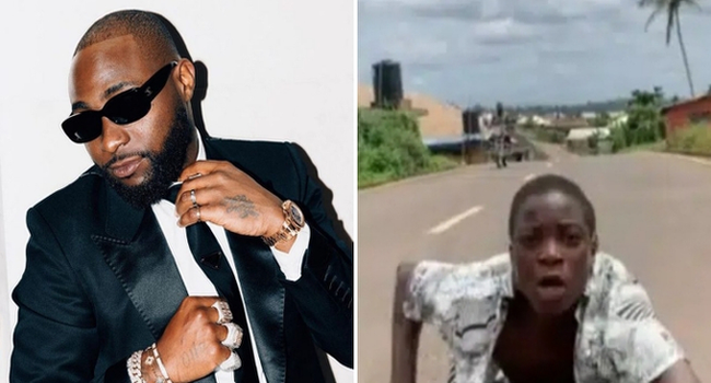 “Davido never helped me, I lied” – Viral boy confesses, says he was desperate for fame (Video) image