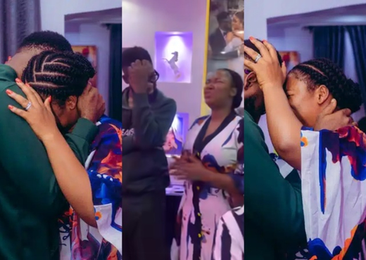 “I bless the day I met you” – Ekene Umenwa tearfully prays for her husband as he marks his birthday, he responds image