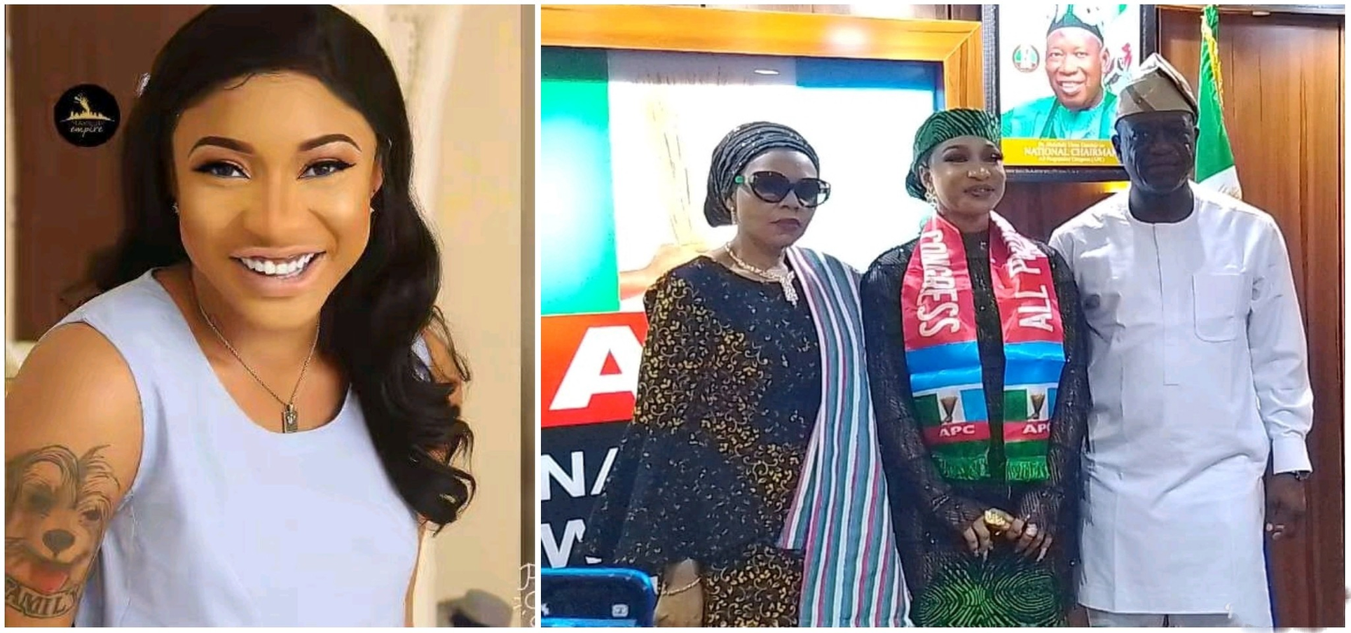 ‘I put emotions aside’, Tonto Dikeh gives reasons for joining APC image