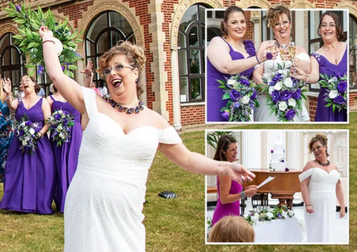 Woman spends 20 years savings to marry herself after failure to find the right husband image