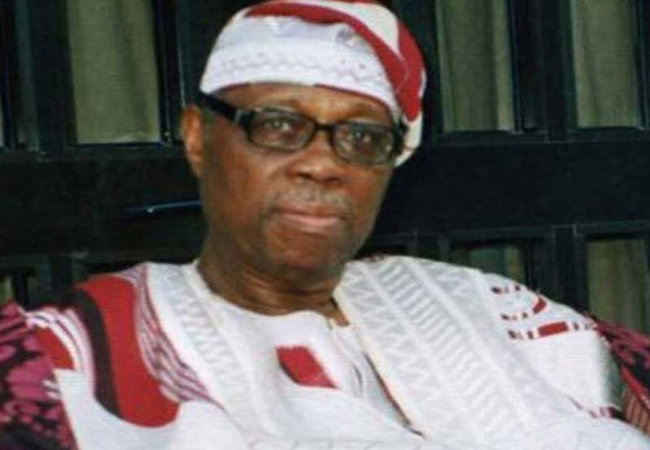 Ex-Minister of Justice, Bola Ajibola, died at the age of 89. image