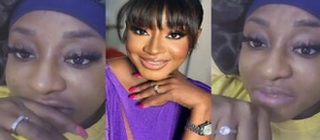 Ini Edo causes a buzz as she flaunts her engagement ring (Video) image