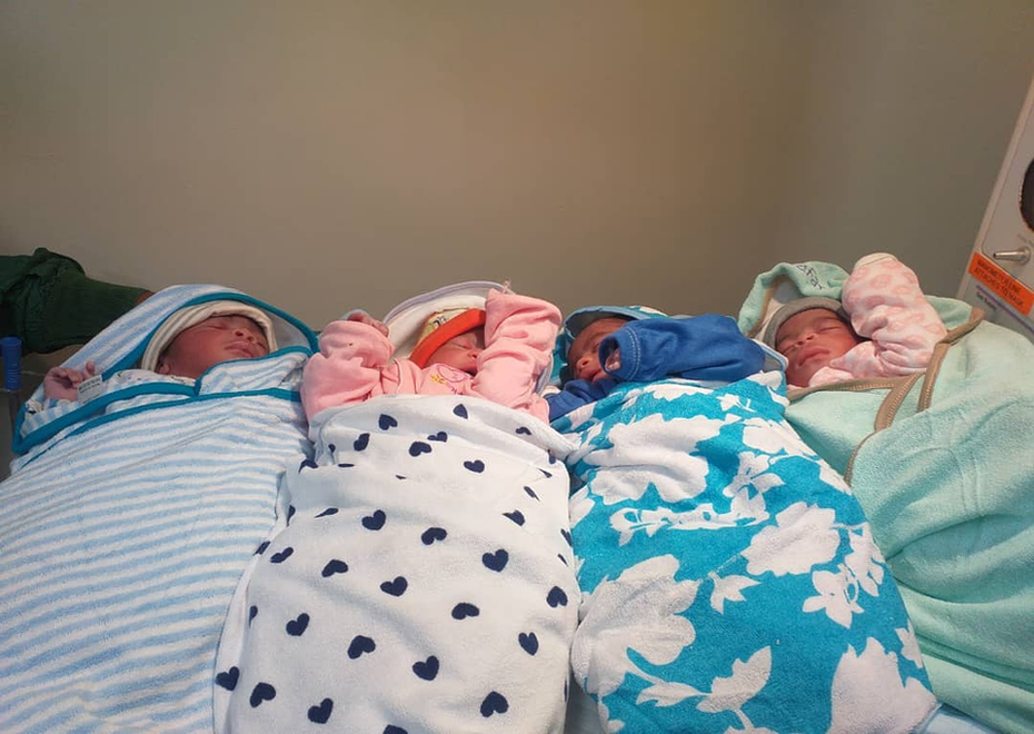 The Father of the quadruplet begs Sanwo-Olu for assistance image