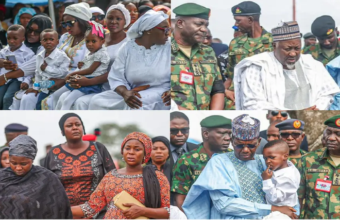 Tears as Nigerian military buries 20 soldiers killed in Niger image