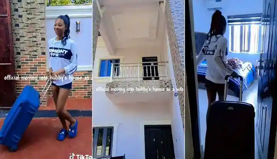 “Grass to Grace”: Lady With Only 1 Box Moves Into Husband’s Mansion image