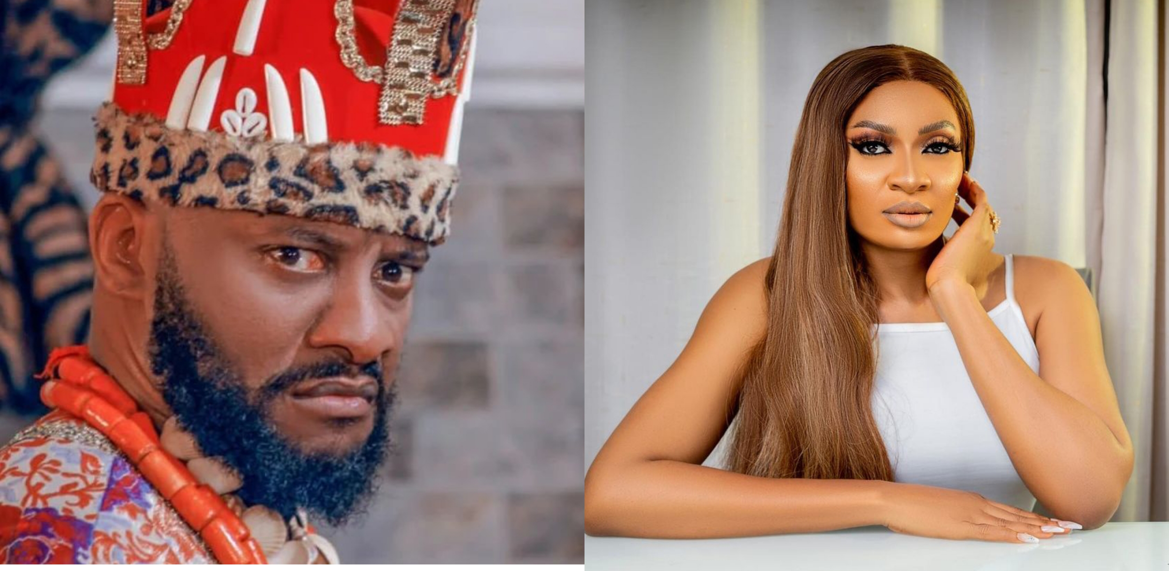 ‘2023 stole your flesh and blood yet you did breast enlargement’ – Yul Edochie fires at May image