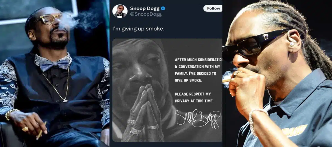 Snoop Dogg announces that he is “giving up smoke” image