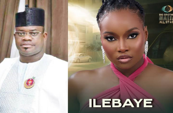 Kogi State Governor, Yahaya Bello congratulates ILEBAYE on her BBNaija win image