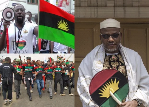 Biafra: Nnamdi Kanu ended sit-at-home while you hid in barracks – IPOB knocks military image