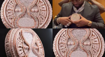 ‘I turned sand to diamond’, Davido flaunts newly acquired ‘Timeless’ diamond chain image