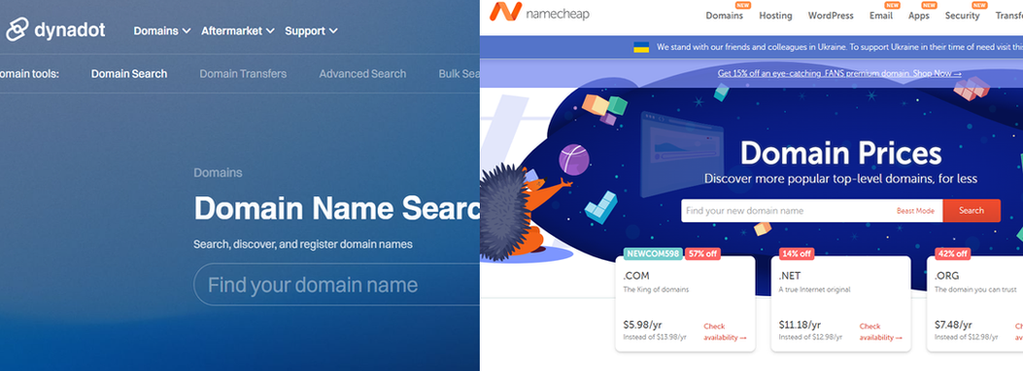 Namecheap vs Dynadot 2023 image