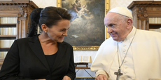 Pope Francis calls disinformation 'first sin' of journalism