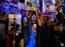 Protests in Israel over the death of Hamas hostages