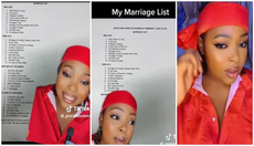 Pretty Igbo lady flaunts Marriage List, causes stir online She says, ''Getting Married From My Village Is Very Cheap,"