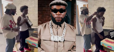 Burna Boy Gifts Seyi Vibez 7Gents Chain Worth Millions