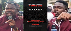 #EndSars: “3 Years now, we will never forget” – Mr Macaroni set for a peaceful walk at Lekki Toll Gate