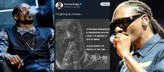 Snoop Dogg announces that he is “giving up smoke”