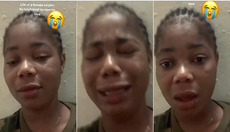 A female soldier in tears as she seeks love: "I don't know what it means to be loved by a man"